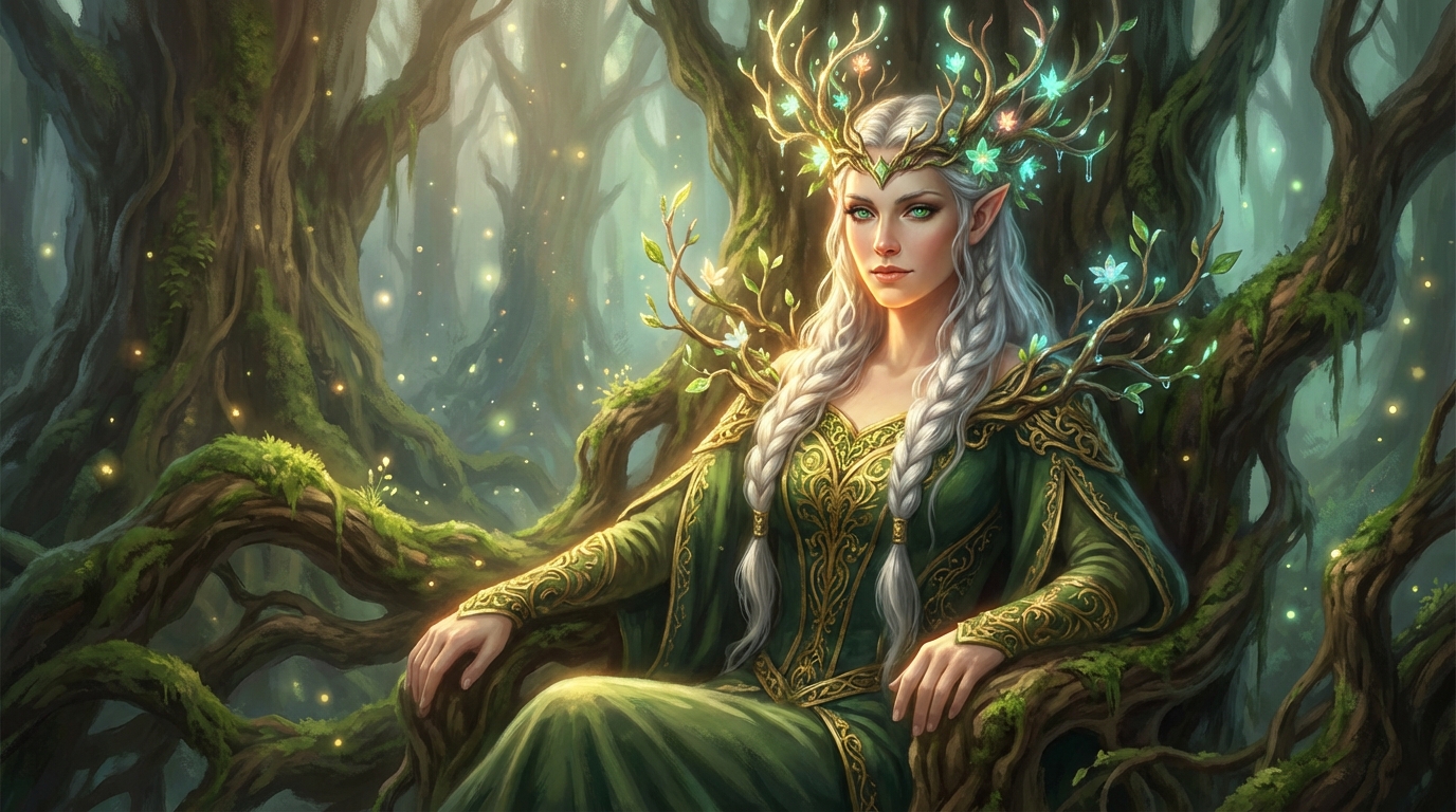 Majestic Elven Queen example